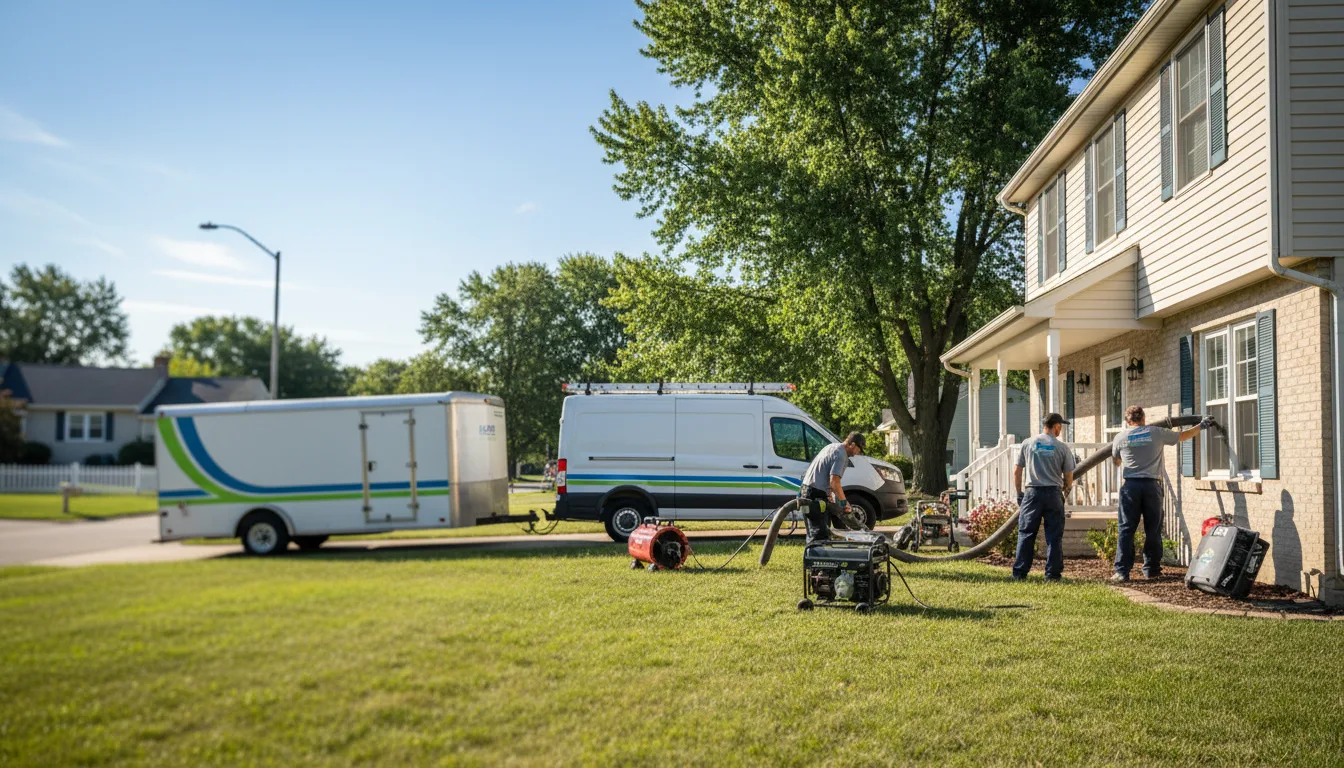 Flooded Basement Restoration And Cleanup With Repair in Galien, MI near me